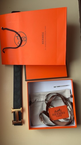 Hermès belt black - belt, leather