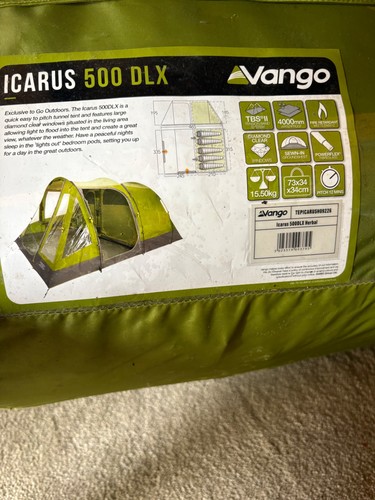 Vango icarus dxl tent - vango,