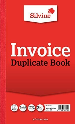 New duplicate invoice book - duplicate,