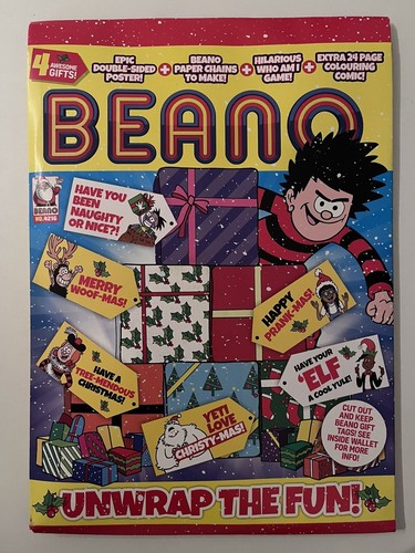Beano unwrap the fun comic - unwrap,