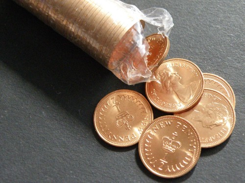 Uncirculated 1971 bronze coins - 1971,