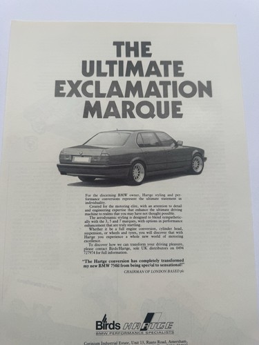 Original vintage 1989 e32 bmw - original,