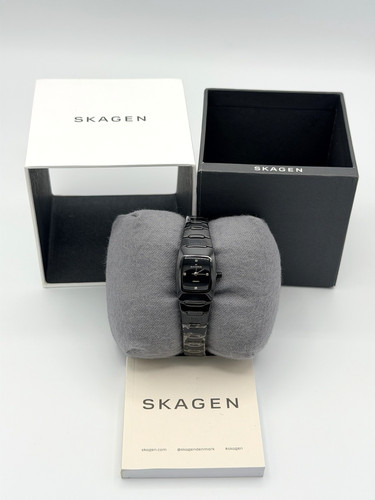 Skagen ladies black dial - skagen,