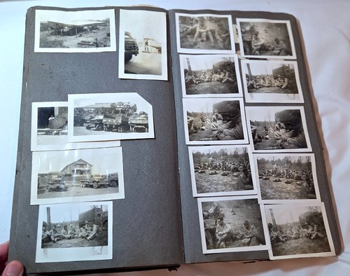 Wwii old photo - old, album,