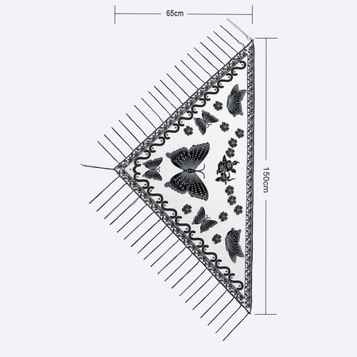 Women triangle scarf - women, lace