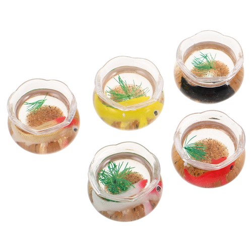 Pcs miniature fish figurines - 5,