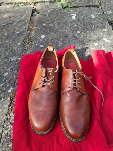 Grenson tan derby - tan, shoes