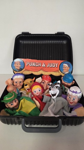Punch judy puppet figures - , &