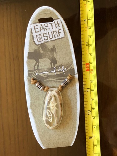 Necklace shell encased - necklace,