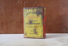 Curtis's & Harvey Gunpowder Can Tin Eley Shotgun Gun Case and Powder Flask RARE