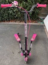 Girls Black And Pink Flicker Scooter