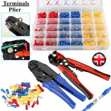 1300PCS Assorted Electrical Wire Terminals Crimp Connectors Spade Insulated Kit