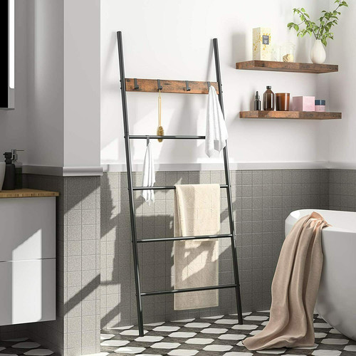 Hoobro towel rack - towel, ladder
