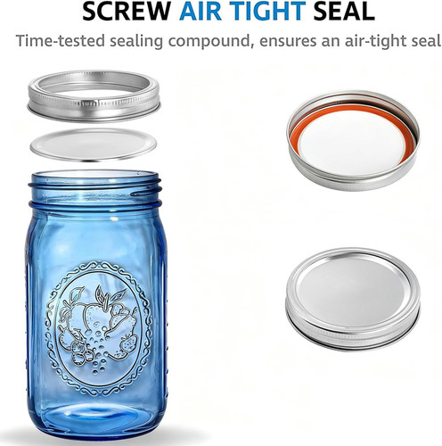 Pack 32oz vintage - 6, blue