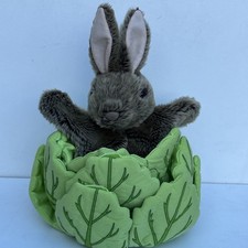 The Puppet Company Bunny In Lettuce Hand Puppet.