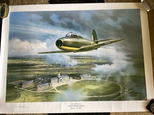 Frank whittle signed print - signed,