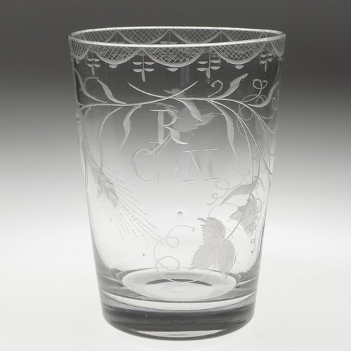 Georgian engraved glass - georgian,
