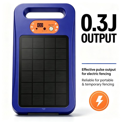 Solar electric fence charger - solar,