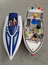 2 X Playmobil Motor Boats