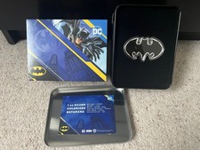 2024 Batman Batarang 1oz Colourised Silver Bullion Bar Brand New in Original Box