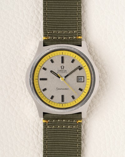 Omega seamaster big yellow - big,