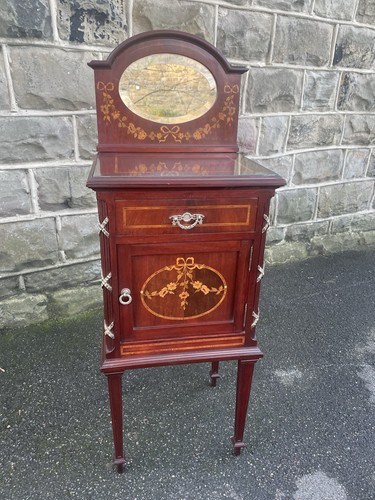 Edwardian inlaid mahogany - edwardian,