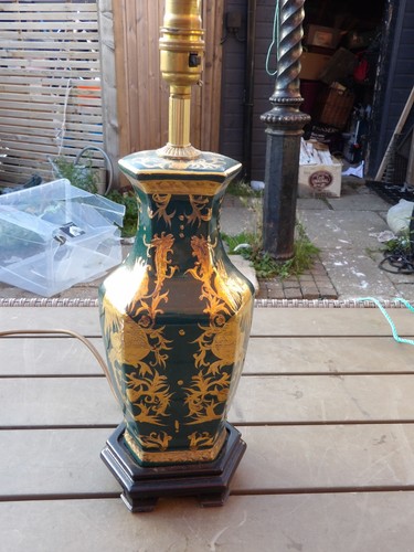 Handpainted chinese style lamp - handpainted,