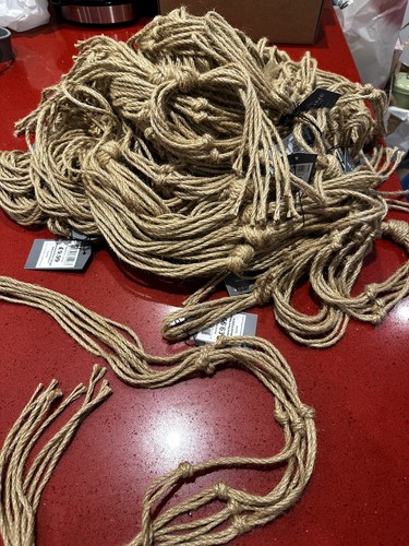 Vintage macrame plant hangers - ,