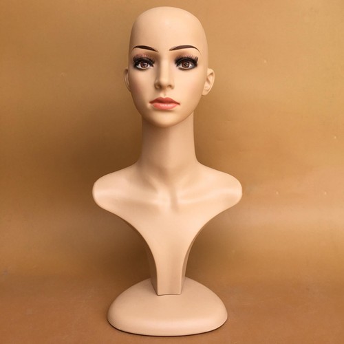 Female mannequin head with - female,