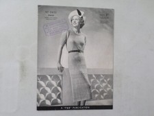 1940's Vintage Knitting