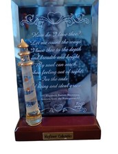 Mayflower Collectables Lighthouse & Poetry Plaque on Wooden Stand BNIB with COA