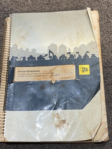Jcb operator manual loadalls - jcb,