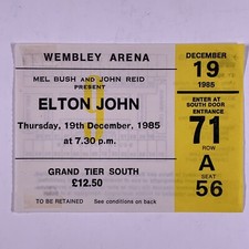 Elton John Ticket Original