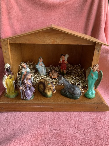 Vintage 1950s 60s nativity - 1950s/60s, set