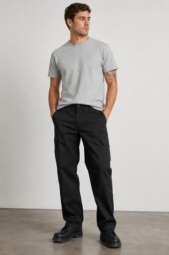 Dickies men black cargo work - dickies, men's