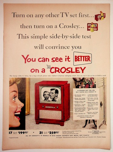 Crosley 1953 original - crosley,