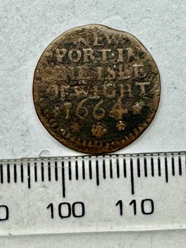 17th cent token isle - 17th,