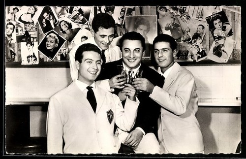 Postcard quartet marino marini - quartet,