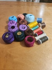 Various Craft Threads Of Different Colours And Sizes