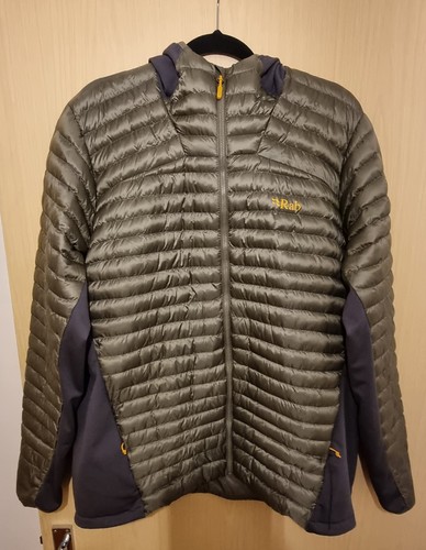 Rab hooded zip - front, puffer