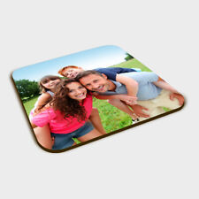 Personalised Photo Coasters Custom Printed Drinks Mats Logo High Gloss Unisub