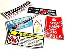 #298 SET of 6x funny stickers