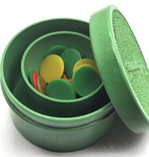 Old table game Green Bakelite