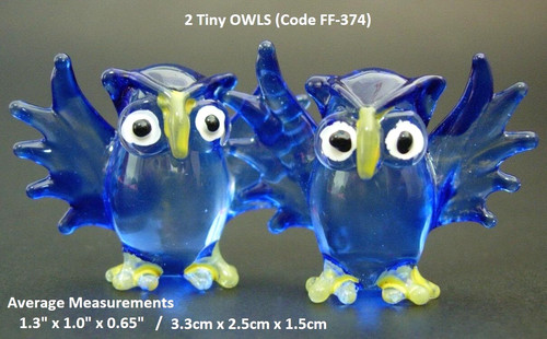 Pair murano style blue - pair,