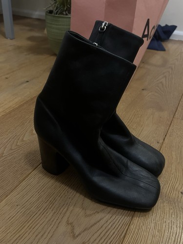 Acne studios black leather - acne,