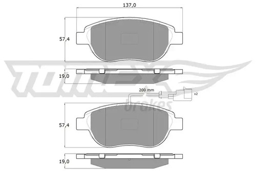 Brake pads front - brake,