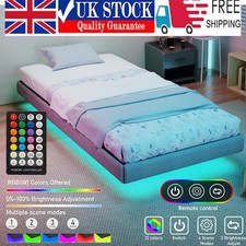 3ft Single Bed Frame with LED