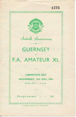 Guernsey amateur x1 - guernsey, v