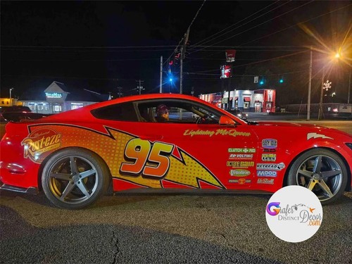 Lightning mcqueen racing car - lightning,
