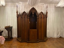 CHURCH CONFESSION BOX….CIRCA 1860 …BEAUTIFUL AND RARE .. THE ONLY ONE FOR SALE 